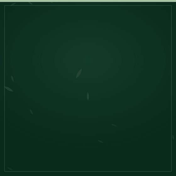 Dark green square with the Leaf & Arrow logo in white at top left. Large white caps read "WHAT TOPIC SHOULD WE" above "offer first?" in light green handwritten script, underlined. Six rounded chips sit below in sage, outline, and white: End-of-life interpreting, Religious interpreting, Hard of hearing clients, DeafBlind & ProTactile, Courtroom interpreting, Something else? "Send us your ideas" sits underneath, with info@leaf-arrow.com in a band at the bottom. Faint leaves drift down in the background.